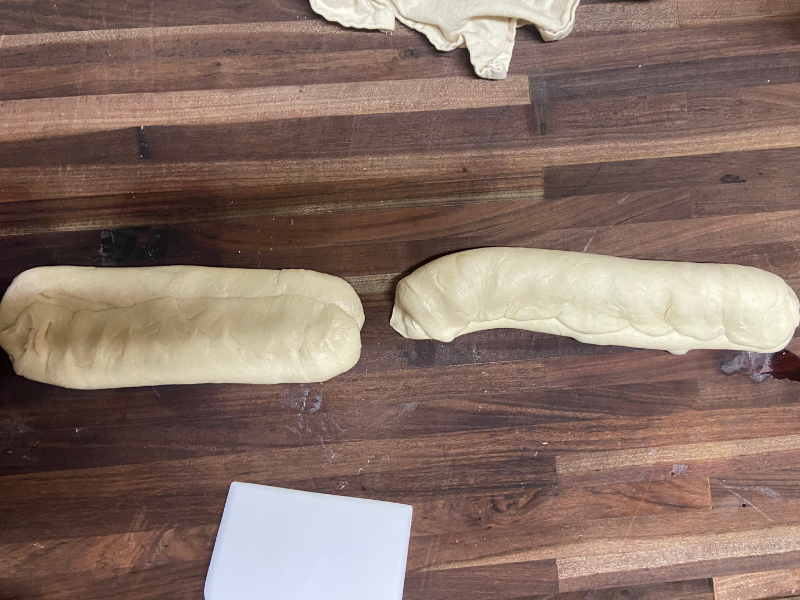 Long Ferment Sourdough Baguettes Recipe Final shaping Step 2