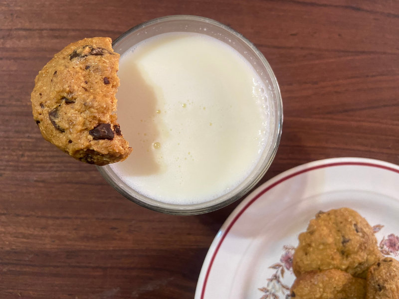 Health Sourdough Chocolate Chip Cookies With Oats And Coconut