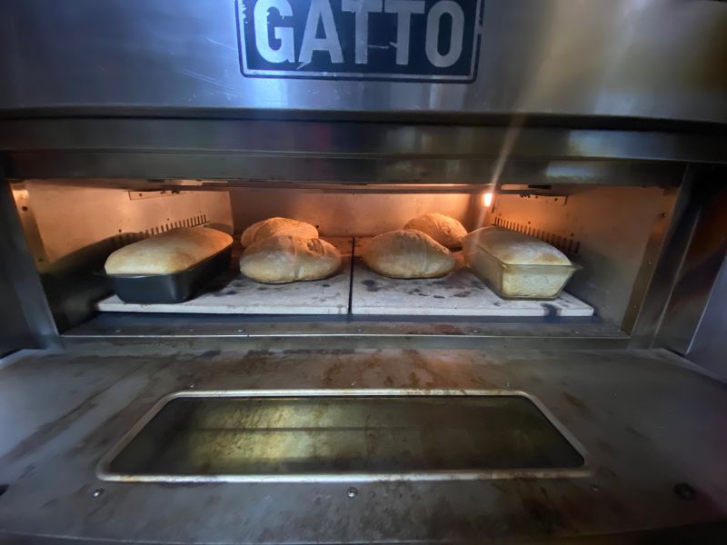 Open Baking Sourdough Bread