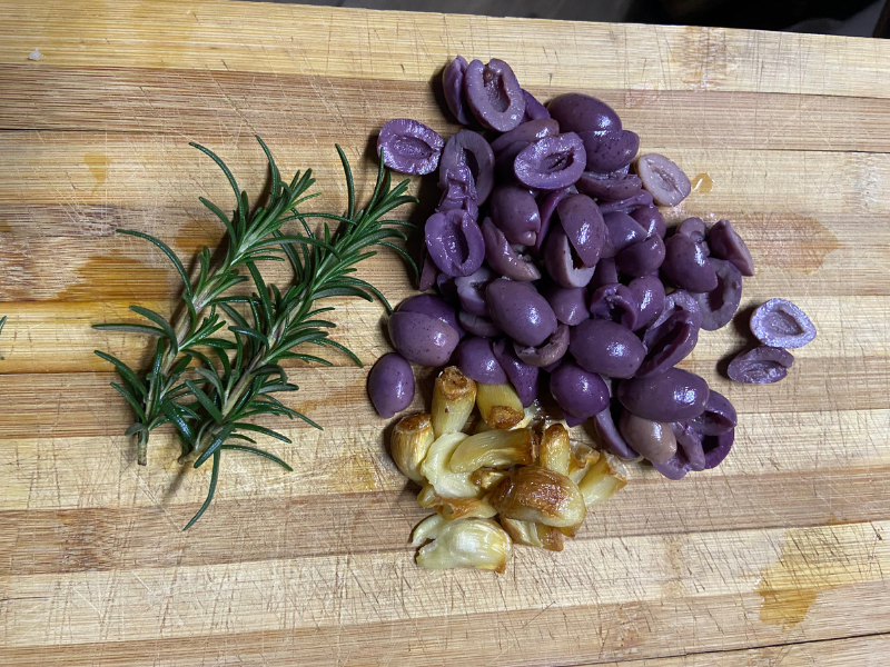 Olive, Roasted Garlic and Rosemary