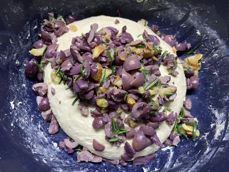 Olive, Roasted Garlic and Rosemary Inclusions