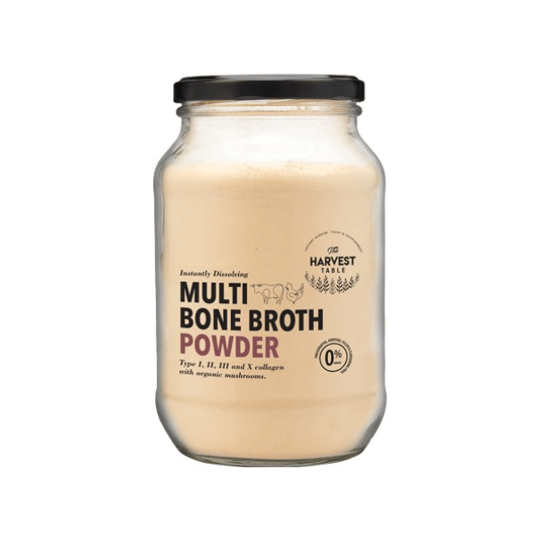 Bone broth by Harvest table